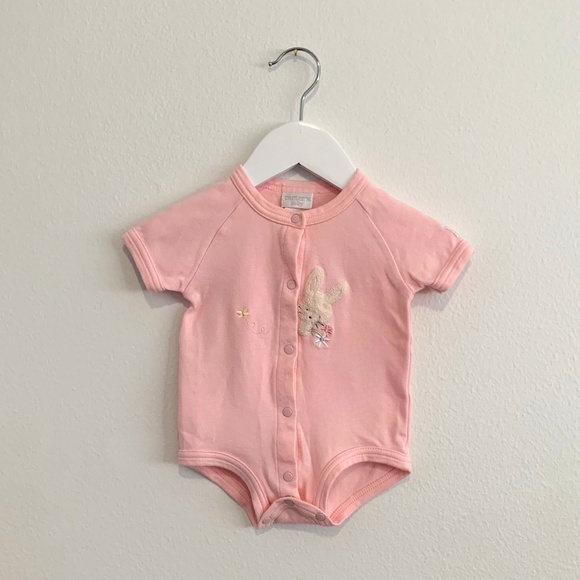 Carter's Other - Carter's Cute Easter Bunny Baby Onesie Romper Cotton Pink Y2K Vintage 0-3M